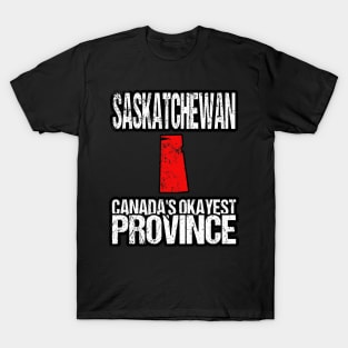 Saskatchewan Canada's Okayest Province SK T-Shirt